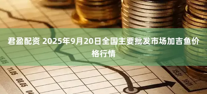 君盈配资 2025年9月20日全国主要批发市场加吉鱼价格行情